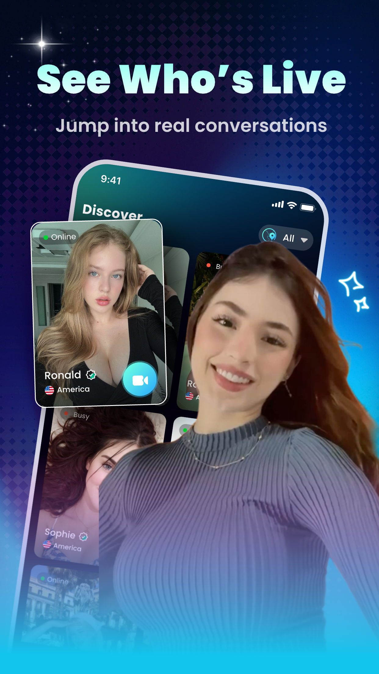 Mika App - See Who's Live